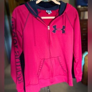 Dark Pink Under Armour Hoodie